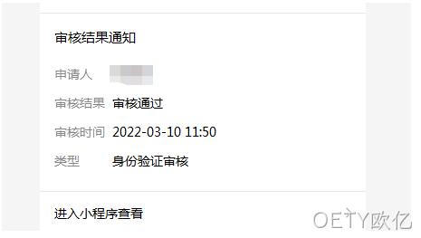 审核结果