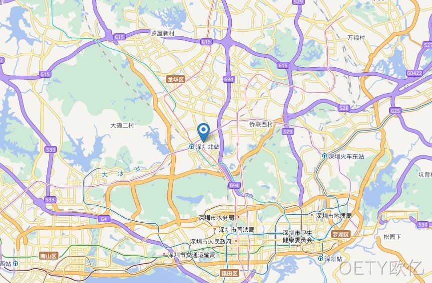 显示地图结果